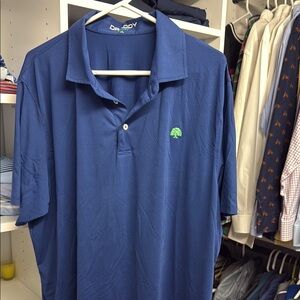John’s Island Club B. Draddy Sport Golf Polo Size XL Navy Blue
